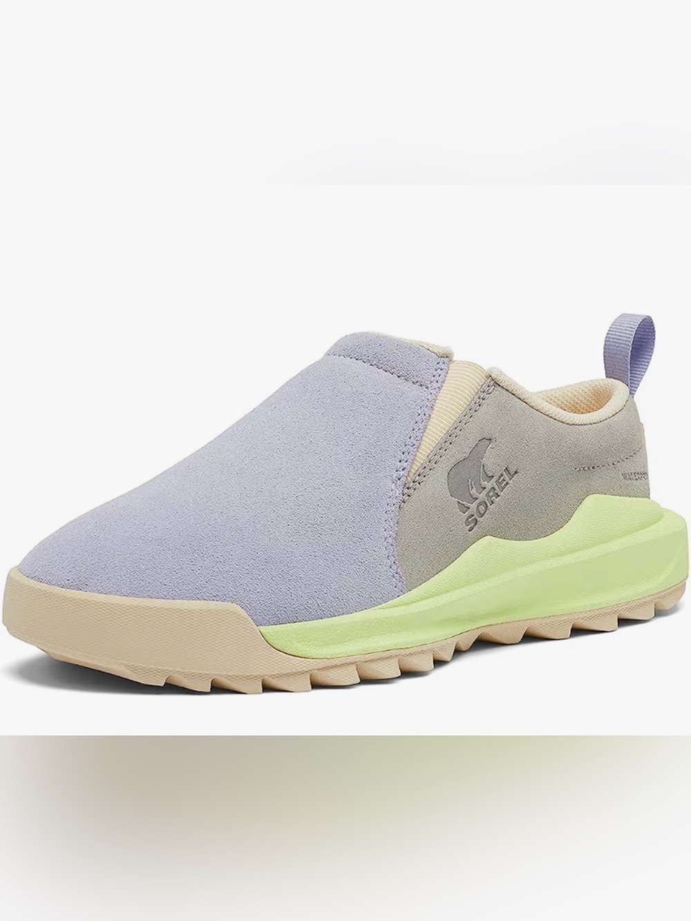 Sorel Suede Slip-On Insulated Waterproof Chunky Traction Sneaker Pastel Colors 9